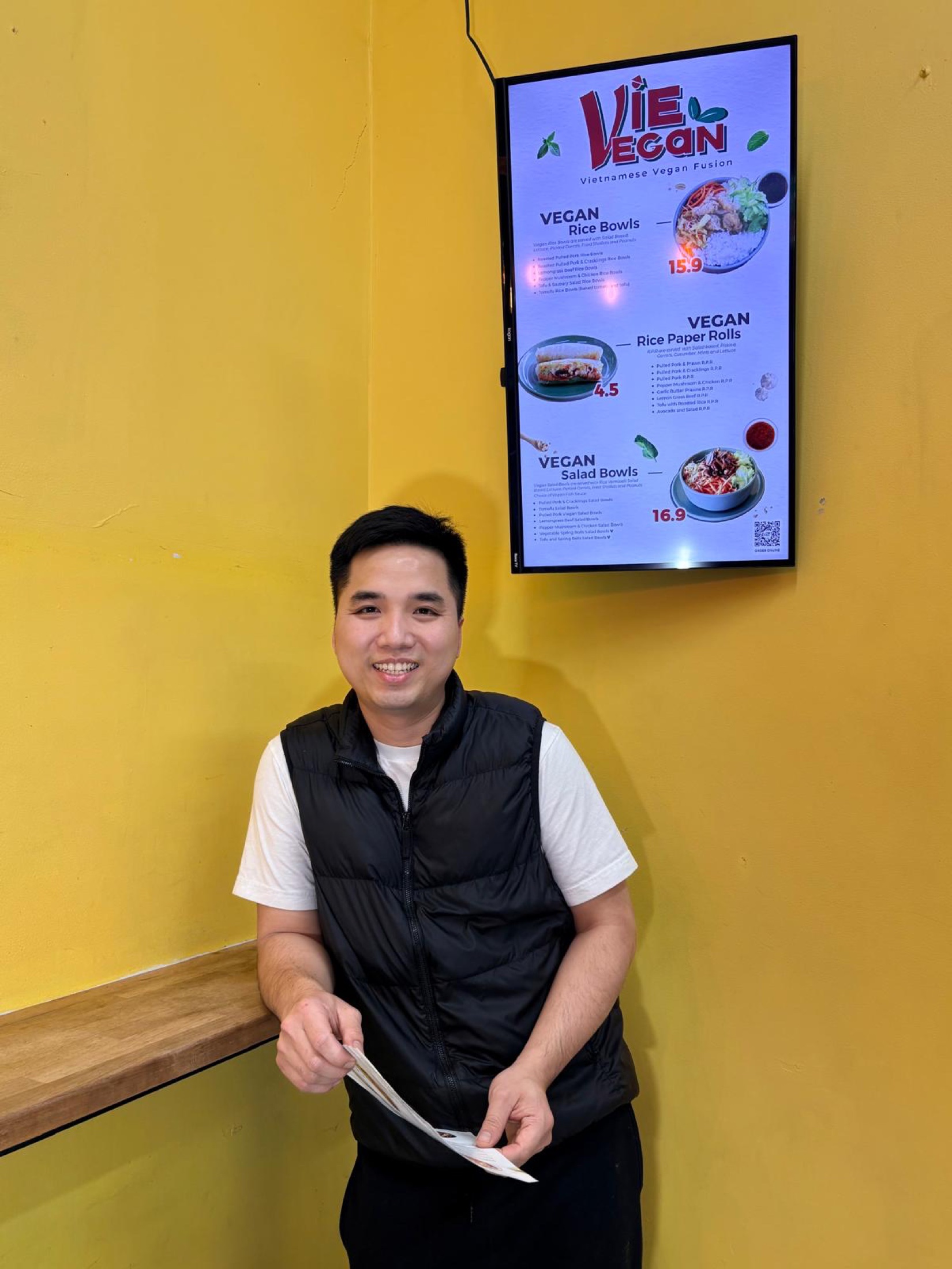 Khoa Pham, founder of VieVegan