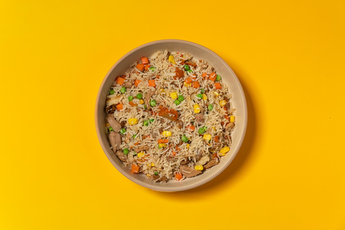 VieVegan vegan fried rice meal prep
