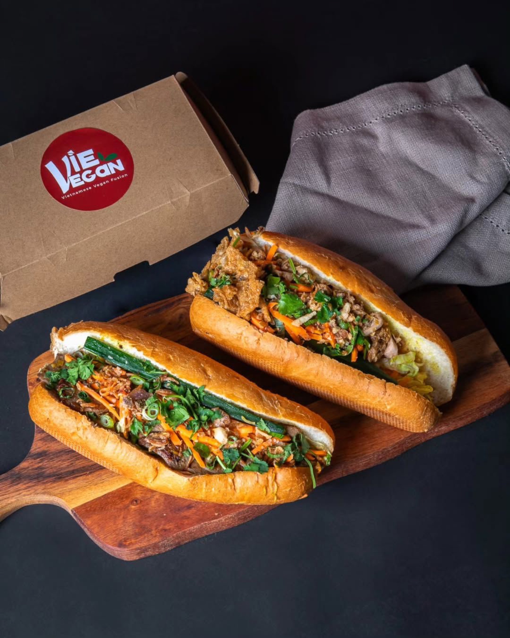 VieVegan food ready for pickup or delivery